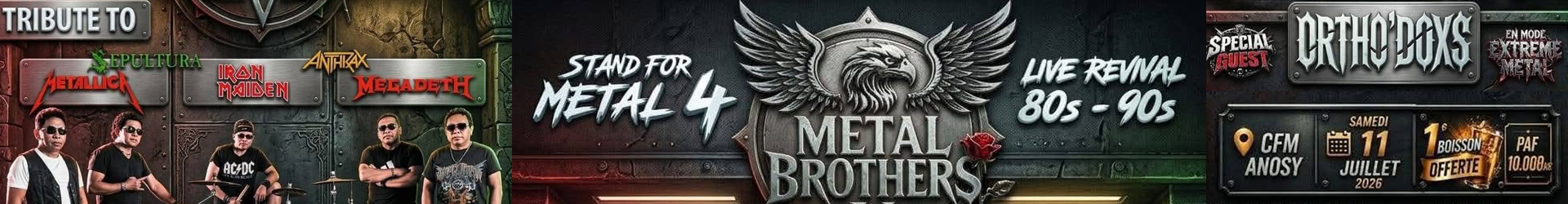 Top10 Rock & Metal Malagasy 🇲🇬 Metal Brothers - Promo